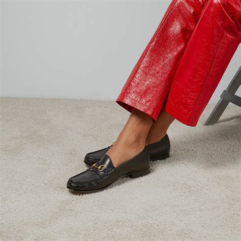 gucci loafers women horsebit|gucci baby horsebit loafer.